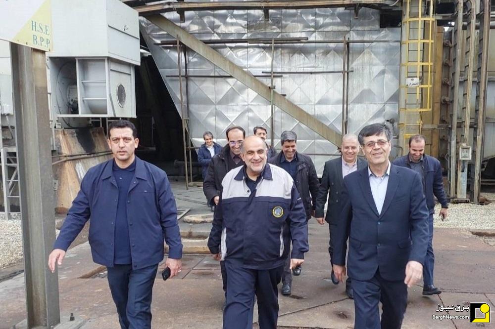 بازدید سرپرست شرکت توانیر از نیروگاه حرارتی بیستون