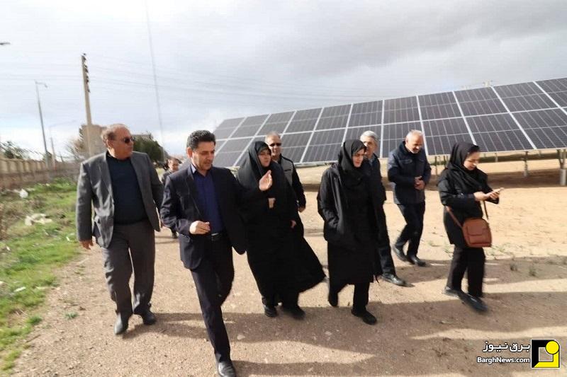 کلنگ زنی پروژه نیروگاه خورشیدی ۱۵ مگاواتی در سلطانیه زنجان