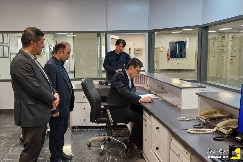 بازدید سرپرست توانیر از پست‌های استراتژیک نیروگاه سیکل ترکیبی قم