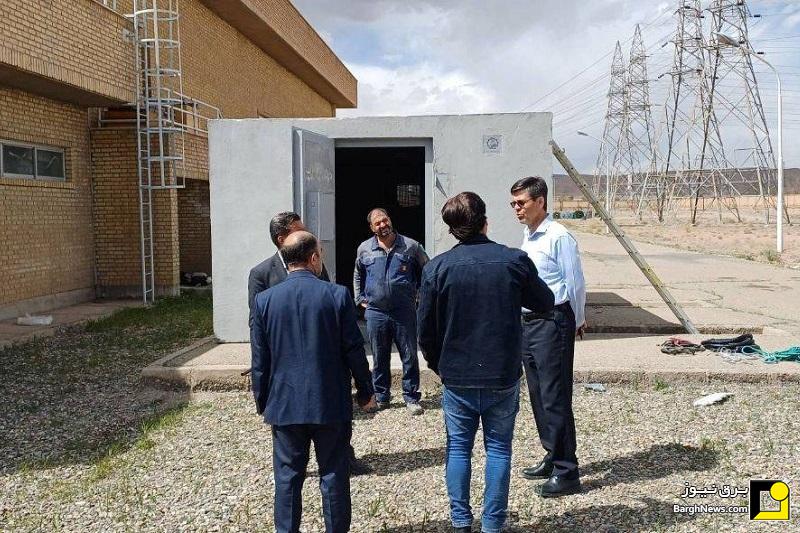 بازدید سرپرست توانیر از پست‌های استراتژیک نیروگاه سیکل ترکیبی قم