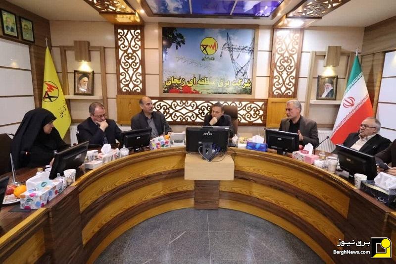 دیدار استاندار زنجان با مدیران عامل صنعت برق استان