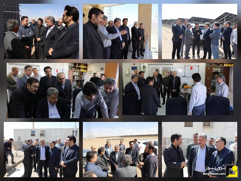 بازدید معاون وزیر نیرو از دو پست ۲۳۰ و ۴۰۰ کیلوولت و نیروگاه ۵۰ مگاواتی در سمنان