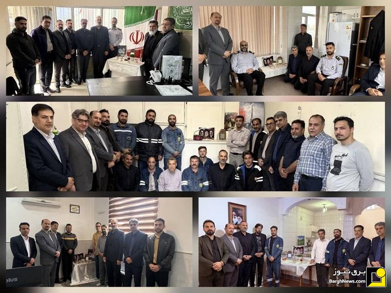 دیدار نوروزی مدیرعامل توزیع برق استان قم با نیرو‌های عملیاتی و اجرایی