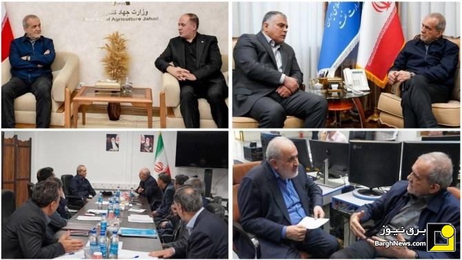 بازدید و نظارت ستادی رئیس‌جمهور از سازمان برنامه و بودجه و سه وزارتخانه راهبردی