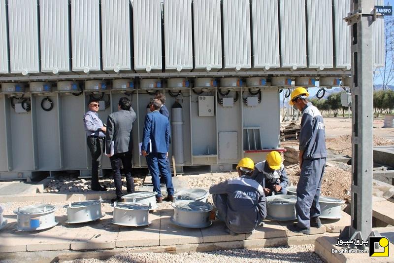 افزایش ظرفیت پست ۲۳۰ کیلوولت داراب در نصف زمان استاندارد