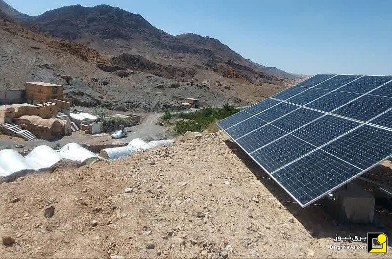 برق‌رسانی به روستای تلخستان میبد با احداث نیروگاه خورشیدی
