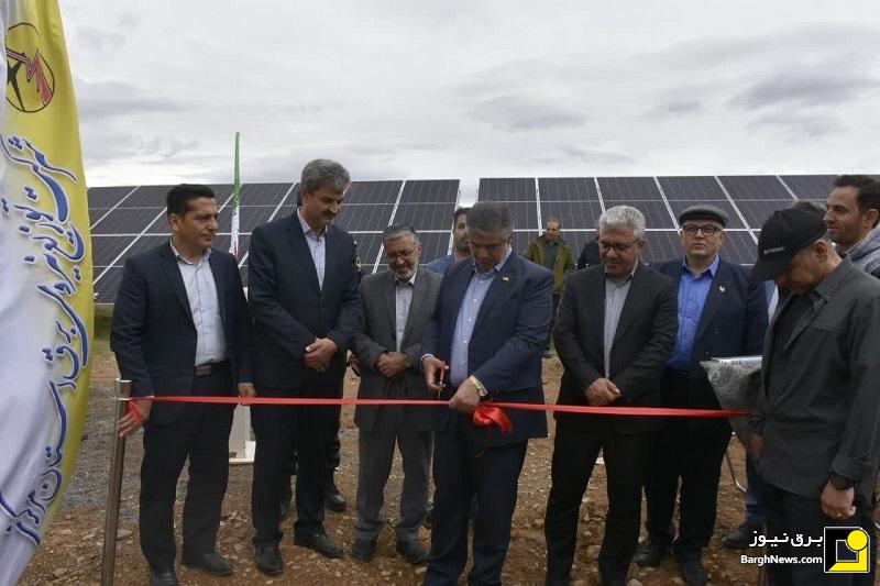 بهره‌برداری از نیروگاه خورشیدی ۳ مگاواتی در شهرستان شازند