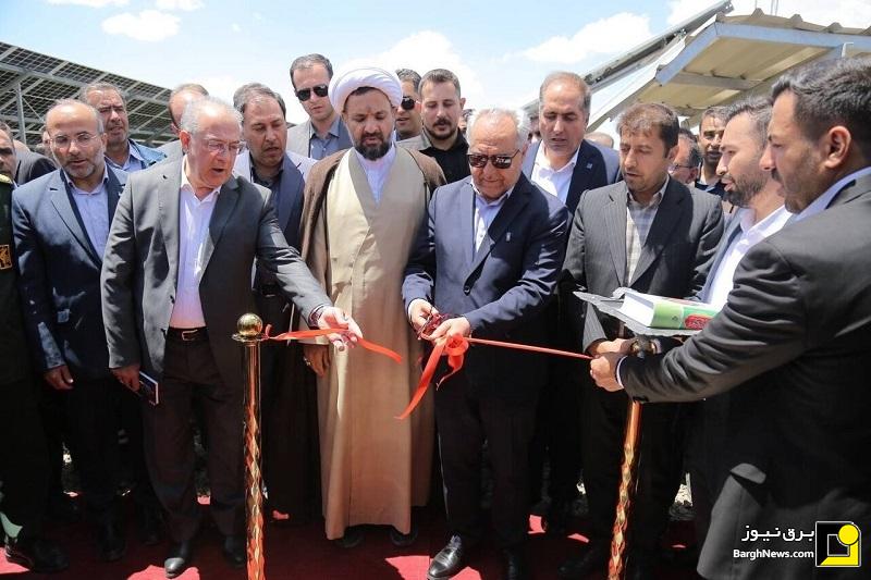 بهره برداری همزمان از ۵ نیروگاه خورشیدی در آذربایجان شرقی آغاز شد