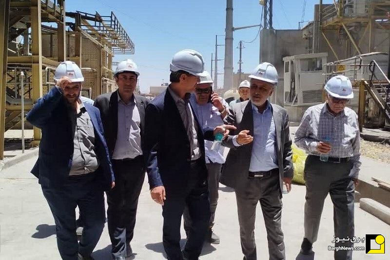 بازدید مجری احداث نیروگاه‌های صنایع توانیر از نیروگاه‌های صناپ