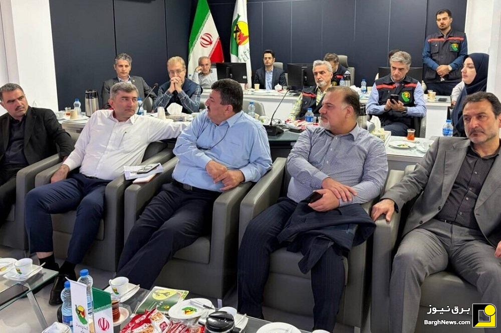 بازدید معاون هماهنگی توزیع توانیر از توزیع نیروی برق استان گیلان