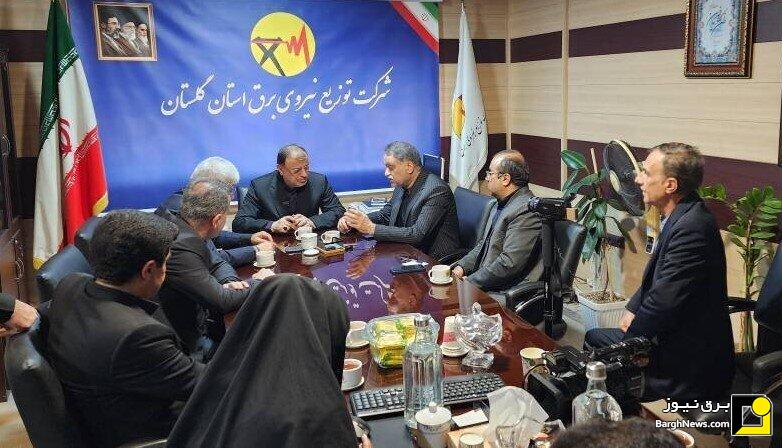 بازدید استاندار گلستان از شرکت توزیع برق استان
