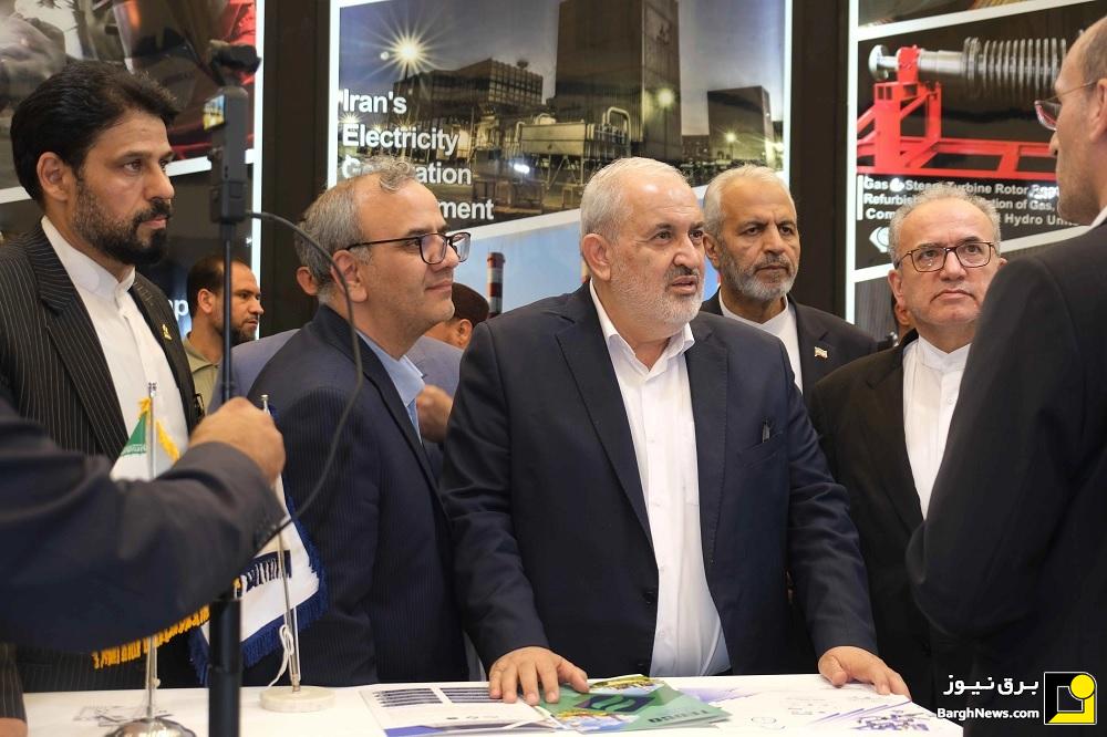 وزیر نیرو از غرفه صنعت برق حرارتی ایران در نمایشگاه بین‌المللی افغانستان بازدید کرد