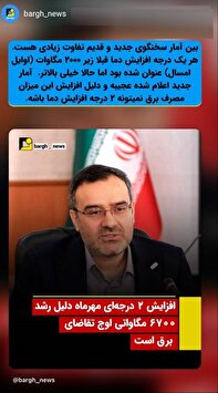 گویا با تغییر سخنگوی برق، آمارها نیز تغییر کردند!