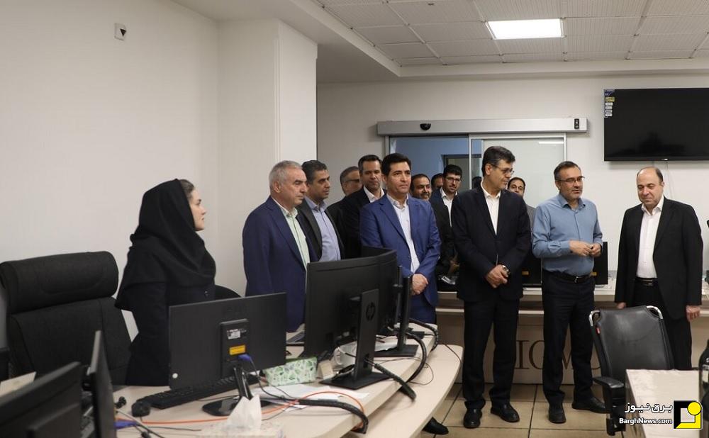 مدیرعامل توانیر از مرکز دیسپاچینگ و مدیریت شبکه برق ایران بازدید کرد